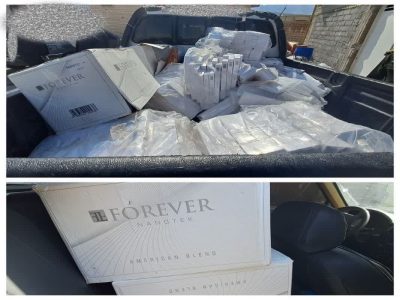 کشف سیگارهای فاقد مجوز از خودرو شوتی