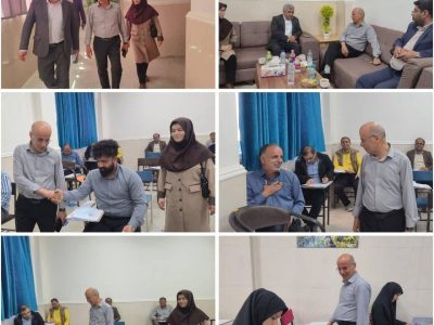 حضور سرزده دکتر موسوی از آزمون دکتری تخصصی سال ۱۴۰۵ مرکز آموزش عالی لامرد