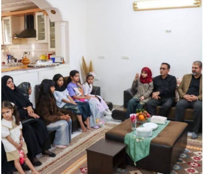 تجلی ایثار و قدرشناسی؛ دیدار با دانش‌آموزان جانباز «جنگ تحمیلی سوم» در لامرد