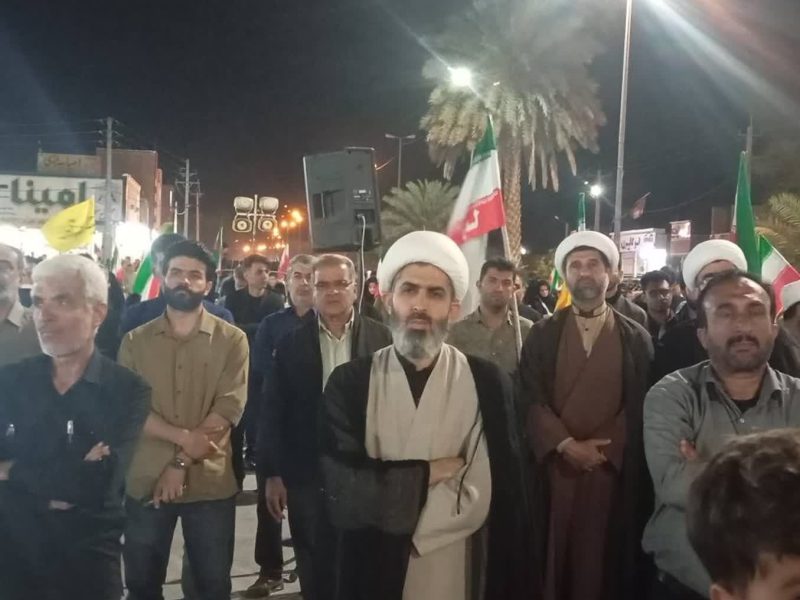 شکوه موج چهل و هفتم مردم انقلابی لامرد /این مردم واقعا مبعوث شده اند.